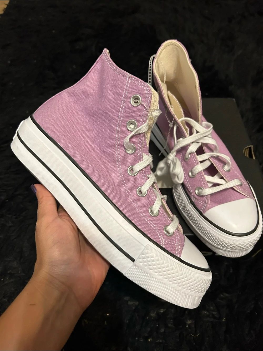 CONVERSE Chuck Taylor all star lift platform shoes sneakers women’s 7 new